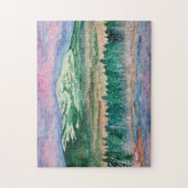 Monadnock New Hampshire - Waterverf in de bergen Legpuzzel (Verticaal)