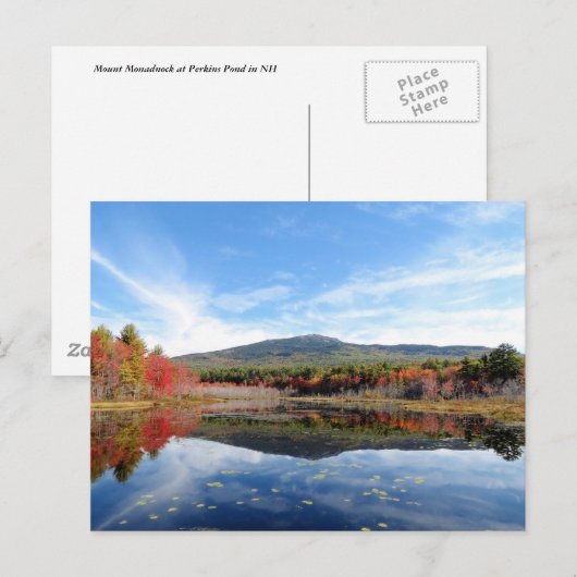 Monadnock-scène monteren briefkaart (Voorkant / Achterkant)