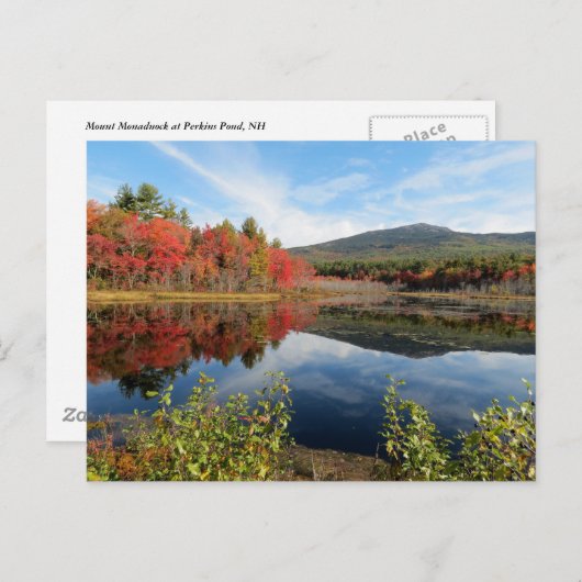 Monadnock-scène monteren briefkaart (Voorkant / Achterkant)