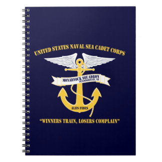Monadnock Squadron Anchor/Wings Logo-laptop Notitieboek