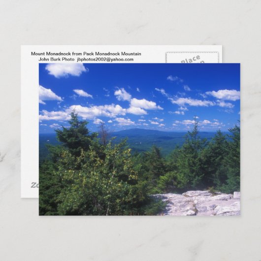 Monadnock uit Pack monadnock monteren Briefkaart (Voorkant / Achterkant)