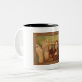 Monafeetsa-mok Tweekleurige Koffiemok (Voorkant links)