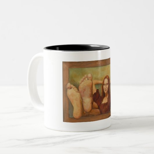 Monafeetsa-mok Tweekleurige Koffiemok (Voorkant links)