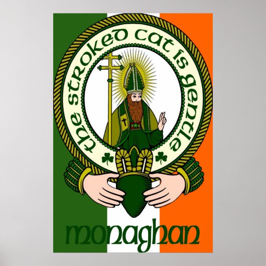 Monaghan Clan Motto Poster Print (Voorkant)