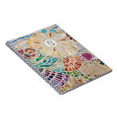 Monagrammed Beach Mosaic Notitieboek (Rechterzijde)