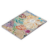 Monagrammed Beach Mosaic Notitieboek (Linkerzijde)