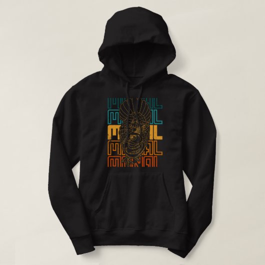 Monal nationale vogels Nepal India Impeyan fazant Hoodie (Design voorkant)