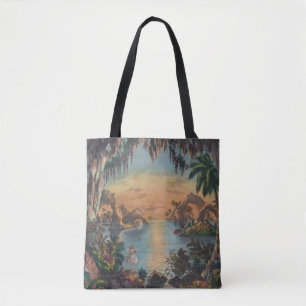 Monalisa art tote bag