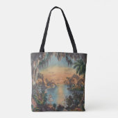 Monalisa art  tote bag (Achterkant)