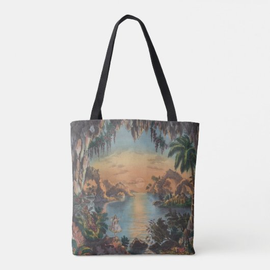 Monalisa art  tote bag (Achterkant)
