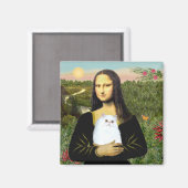 MonaLisa - Witte Perzische kitten #49 Magneet (Voorkant / Achterkant)