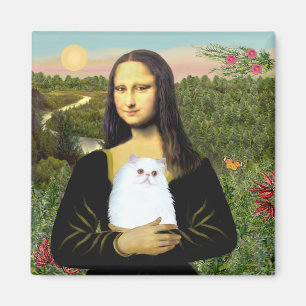 MonaLisa - Witte Perzische kitten #49 Magneet