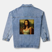 Monaliza 519 jaar later denim jacket (Achterkant)