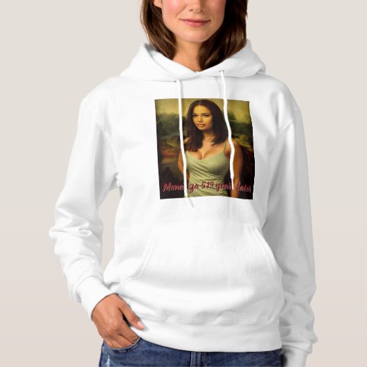 Monaliza 519 jaar later hoodie (Voorkant)