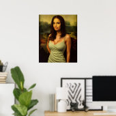 Monaliza 519 jaar later poster (Thuiskantoor)