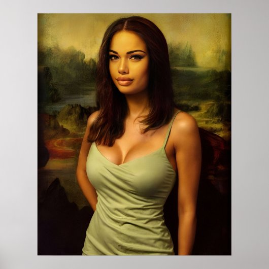 Monaliza 519 jaar later poster (Voorkant)