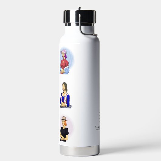 MonaLiza clear water drops Waterfles (Links)