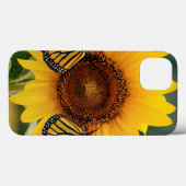 Monarch Butterfies on Sunflower Case-Mate iPhone Case (Achterkant (horizontaal))
