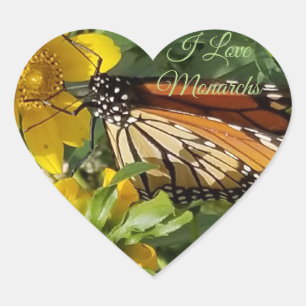 MONARCH BUTTERFLES - STICKERS