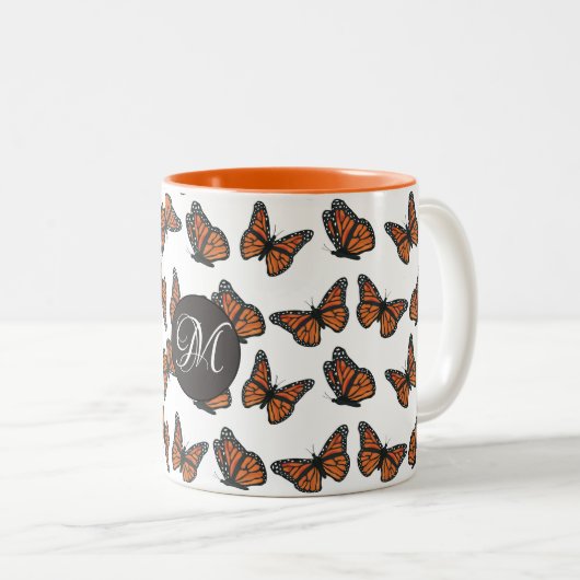 Monarch Butterflies 11 oz Two-Tone Mok (Voorkant rechts)