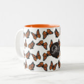 Monarch Butterflies 11 oz Two-Tone Mok (Voorkant links)