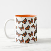Monarch Butterflies 11 oz Two-Tone Mok (Links)