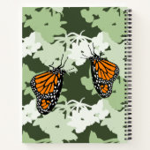 Monarch Butterflies Aangepaste naam Favoriete rece Notitieboek (Achterkant)