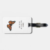Monarch Butterflies Bagagelabel (Achterkant horizontaal)