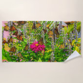 Monarch Butterflies Beach Towel Strandlaken (Voorkant)