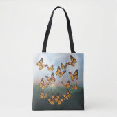 Monarch Butterflies bij dagontwerp Tote Bag (Voorkant)