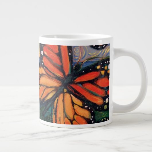 Monarch Butterflies bij Natural Bridges Jumbo Mok (Rechts)