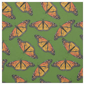 Monarch Butterflies Butterfly Fabric Stof (Swatch)