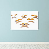 Monarch Butterflies Canvas Afdruk (Insitu (Houten vloer))