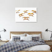 Monarch Butterflies Canvas Afdruk (Insitu (Slaapkamer))