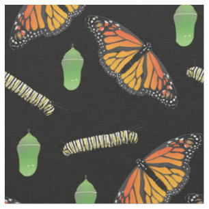 Monarch Butterflies Caterpillar stof