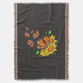 Monarch Butterflies Deken (Voorkant Verticaal)