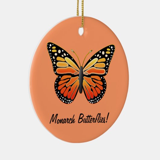 Monarch Butterflies Keramisch Ornament (Rechts)