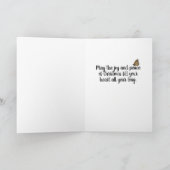 Monarch Butterflies Kerstboom Kaart (Binnen)