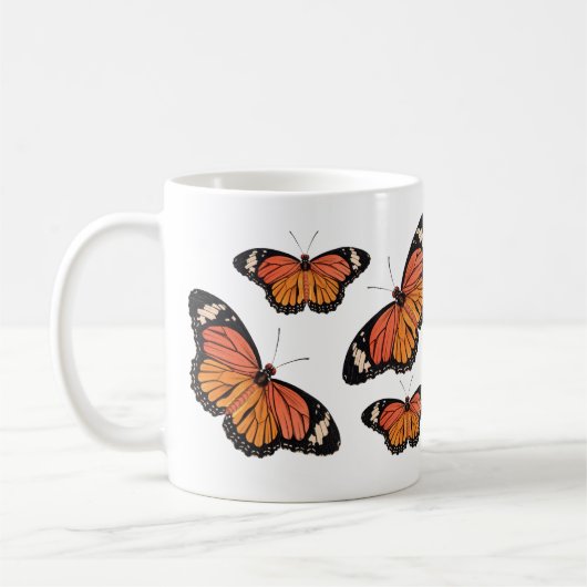 Monarch Butterflies Klassieke Mok (Links)