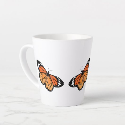 Monarch Butterflies Latte Mok (Linkerhoek)