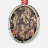Monarch Butterflies Metalen Ornament (Links)