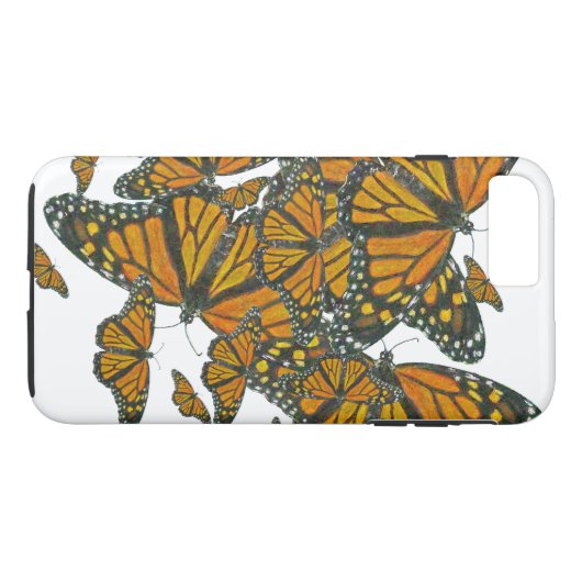 Monarch Butterflies - Migratie Case-Mate iPhone Case (Achterkant (Horizontaal))