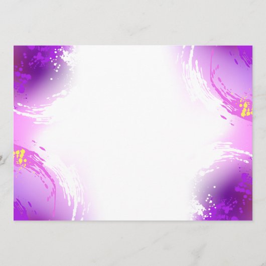 Monarch Butterflies on Purple Background Advieskaart (Achterkant)