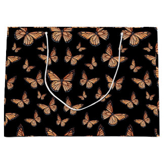 Monarch Butterflies op Black Groot Cadeauzakje