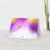 Monarch Butterflies op Paarse achtergrond (Achterkant)