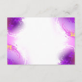 Monarch Butterflies op Paarse achtergrond Advieskaart (Achterkant)