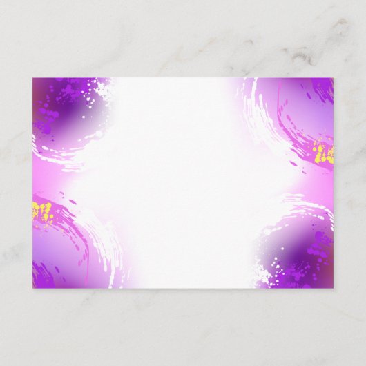 Monarch Butterflies op Paarse achtergrond Advieskaart (Achterkant)