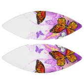 Monarch Butterflies op Paarse achtergrond American Football (Panelen)