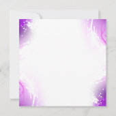 Monarch Butterflies op Paarse achtergrond Bedankkaart (Achterkant)