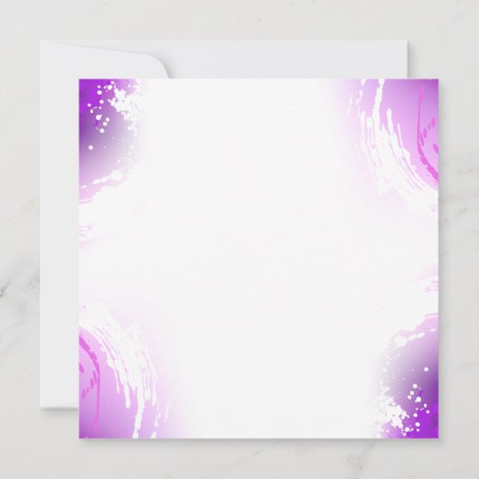 Monarch Butterflies op Paarse achtergrond Bedankkaart (Achterkant)